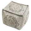 Honeybloom Persian Rug Printed Pouf Gift Selection