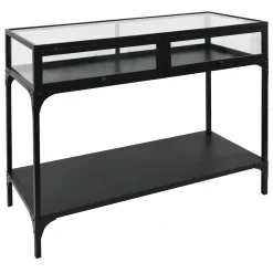 Honeybloom Sage Frost Display Console Table Good Quality