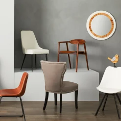 Mereen Ivory Upholstered Dining Chair Promotion
