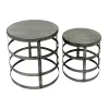 Wood Top Plant Stand With Metal Base, Small Clearance